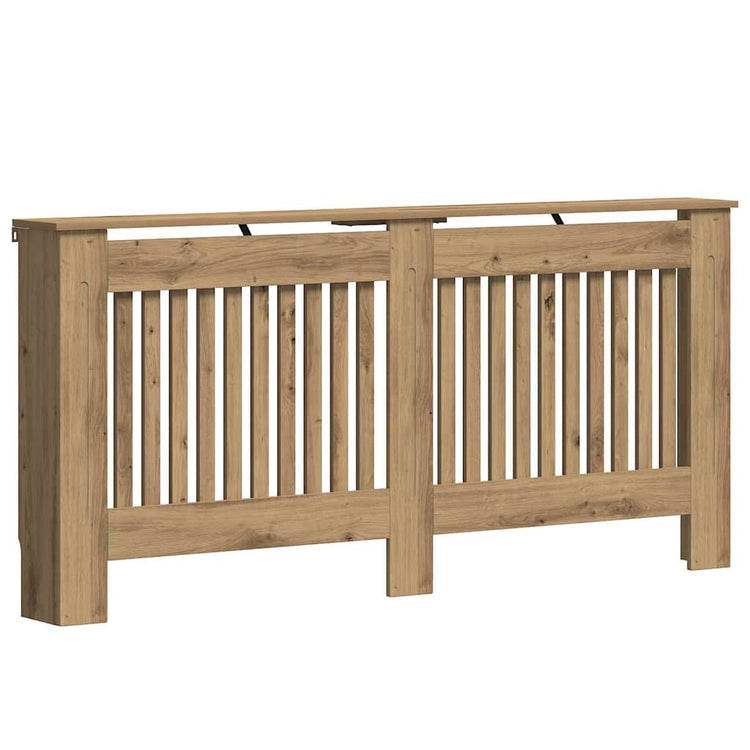 Vidaxx cache radiateur chêne artisanal 172 x 19 x 81,5 cm bois d'ingénierie