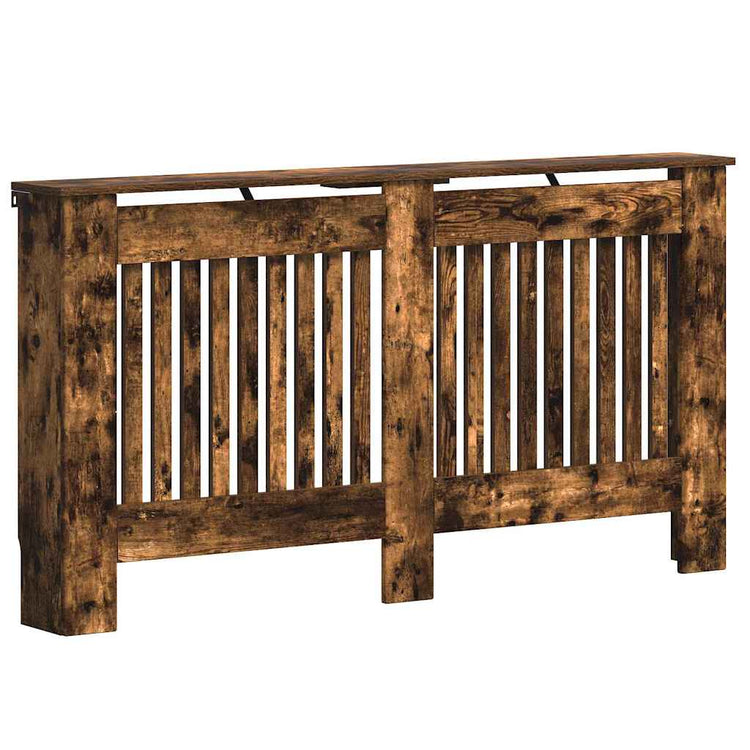 Vidaxx cache radiateur chêne fumé 152 x 19 x 81,5 cm bois d'ingénierie