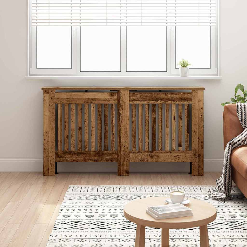 Vidaxx cache-radiateur vieux bois 152 x 19 x 81,5 cm bois traité