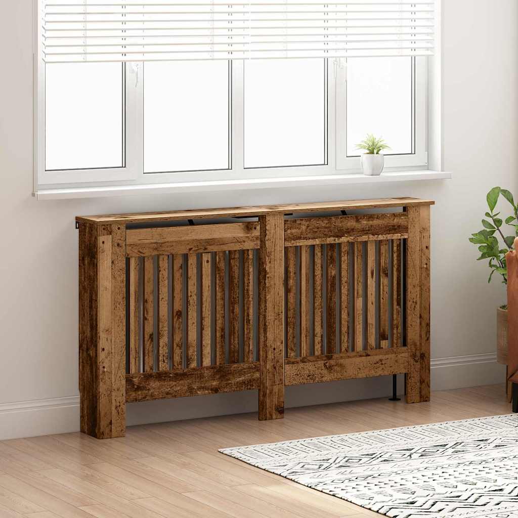 Vidaxx cache-radiateur vieux bois 152 x 19 x 81,5 cm bois traité
