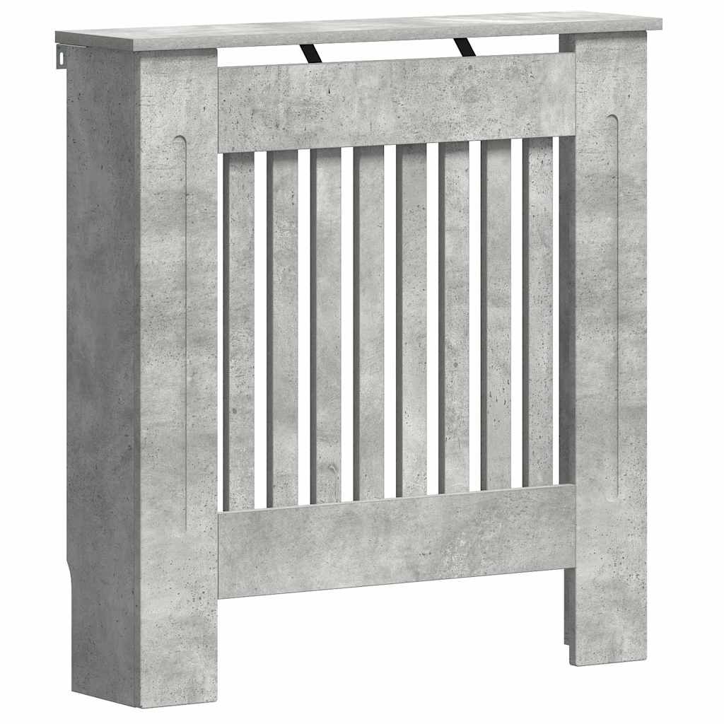 Vidaxx cache radiateur béton gris 78 x 19 x 81,5 cm bois d'ingénierie