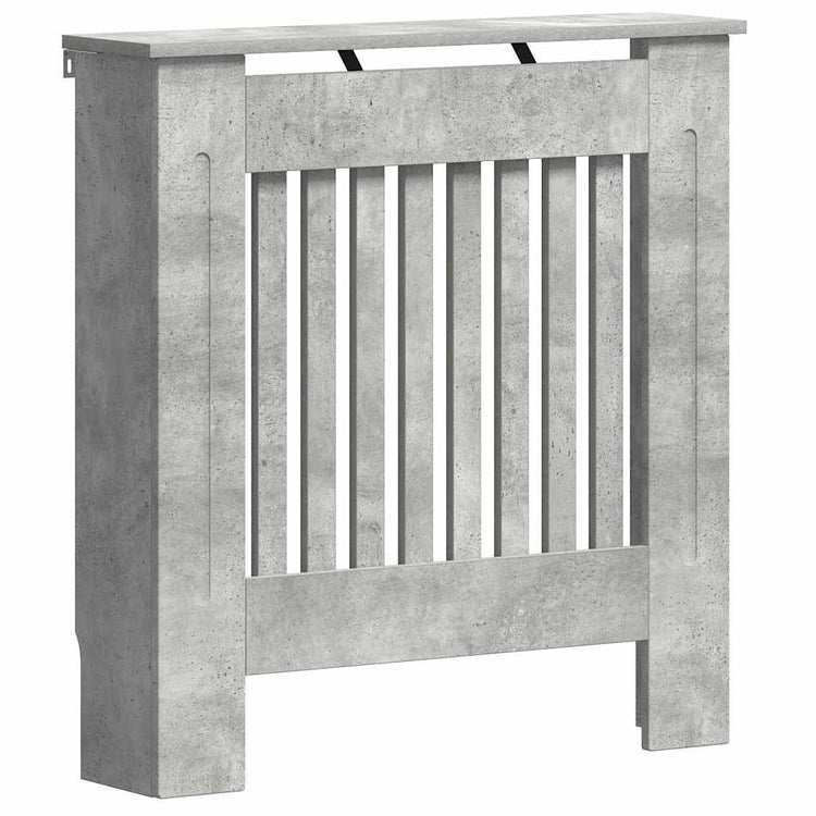 Vidaxx cache radiateur béton gris 78 x 19 x 81,5 cm bois d'ingénierie