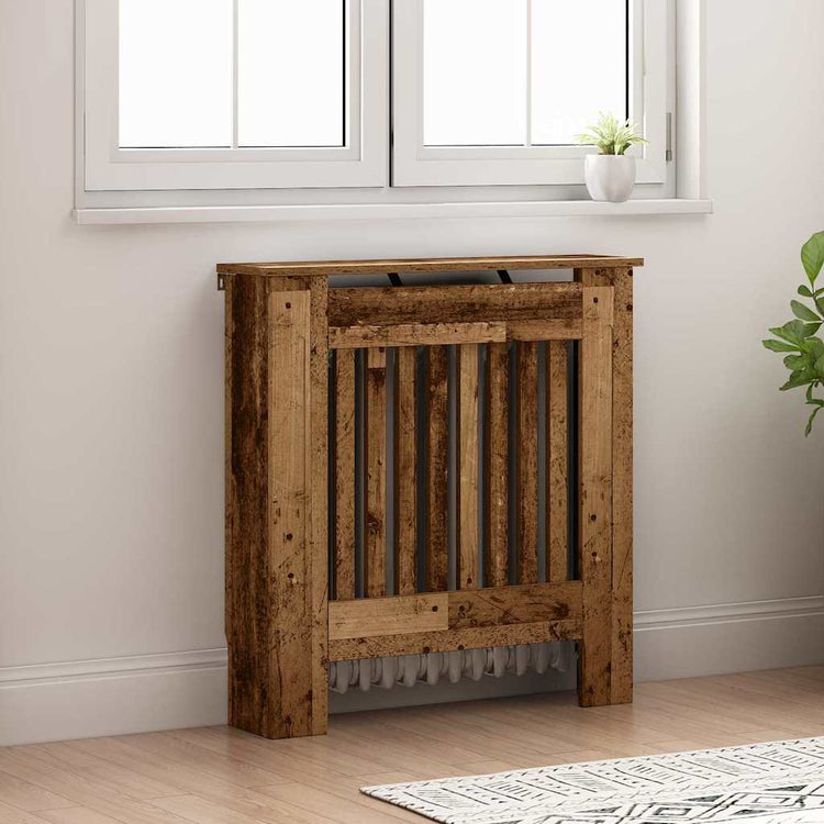 Vidaxx cache-radiateur vieux bois 78 x 19 x 81,5 cm bois traité