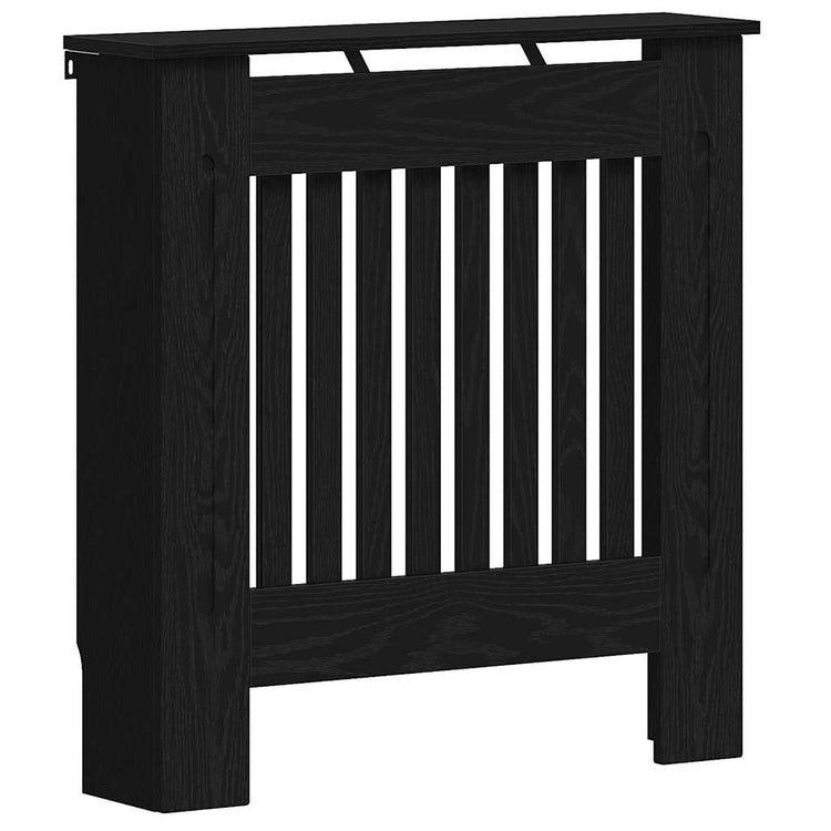 Vidaxx cache radiateur chêne noir 78 x 19 x 81,5 cm bois d'ingénierie