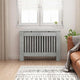 Vidaxx cache radiateur béton gris 112 x 19 x 81,5 cm bois d'ingénierie