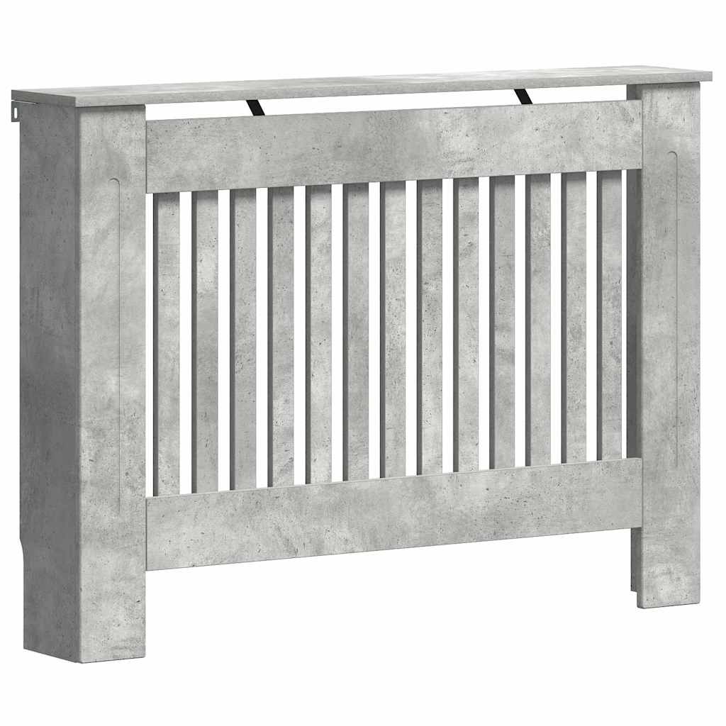 Vidaxx cache radiateur béton gris 112 x 19 x 81,5 cm bois d'ingénierie