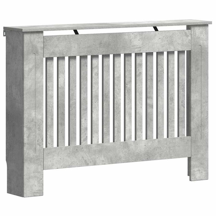 Vidaxx cache radiateur béton gris 112 x 19 x 81,5 cm bois d'ingénierie