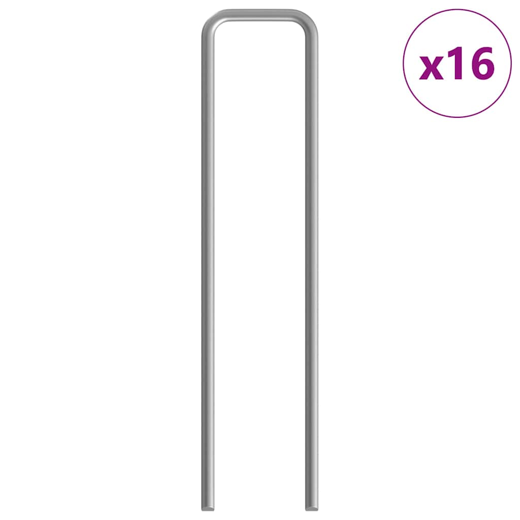 Vidaxl cage à lapin argent 400 x 78 x 78 cm acier galvanisé