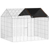 Vidaxl cage à lapin argent 400 x 78 x 78 cm acier galvanisé