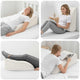 Vidaxx coussin de jambe blanc 68 x 40 x 18 cm