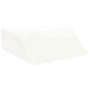 VidaXL coussin de jambe uni blanc 63 x 52 x 19,5 cm