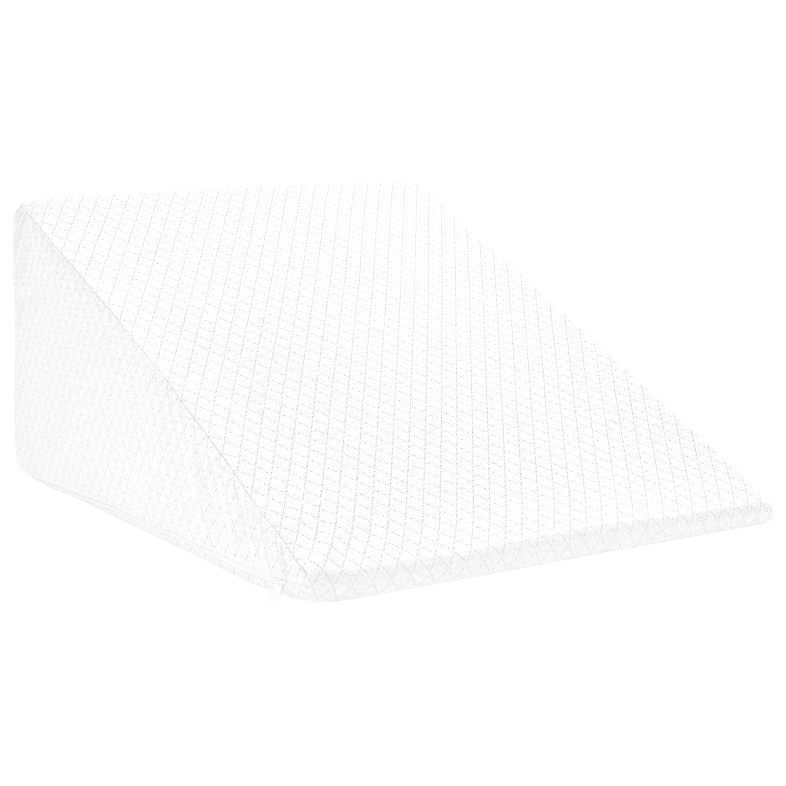 VidaXL coussin de jambe uni blanc 60 x 50 x 30 cm