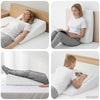 Vidaxx coussin compensé uni blanc 69 x 64 x 19 cm