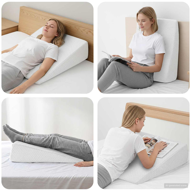 Vidaxx coussin compensé uni blanc 69 x 64 x 19 cm