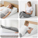 Vidaxx coussin compensé uni blanc 69 x 64 x 19 cm
