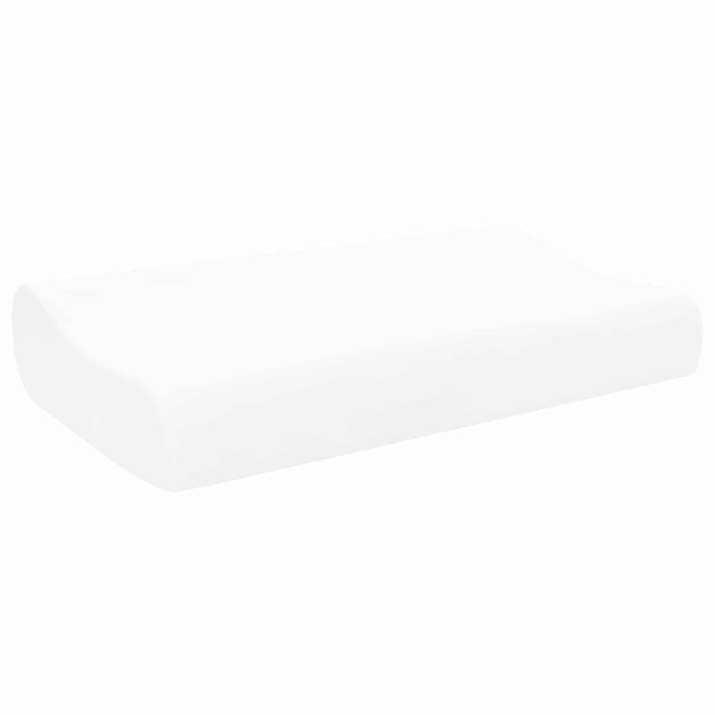 Vidaxxl oreiller de couchage uni blanc 60 x 37 x 12,5 cm