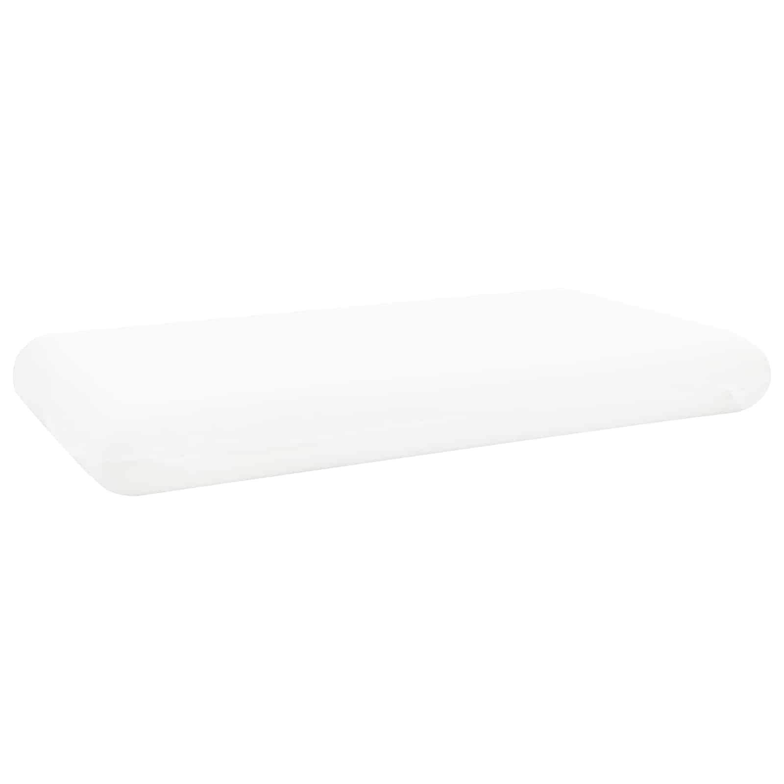 Vidaxxl oreiller de couchage uni blanc 70 x 36 x 13 cm