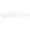 Vidaxxl oreiller de couchage uni blanc 70 x 36 x 13,5 cm