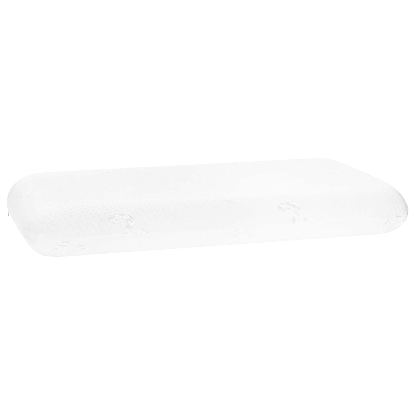 Vidaxxl oreiller de couchage uni blanc 70 x 36 x 13,5 cm