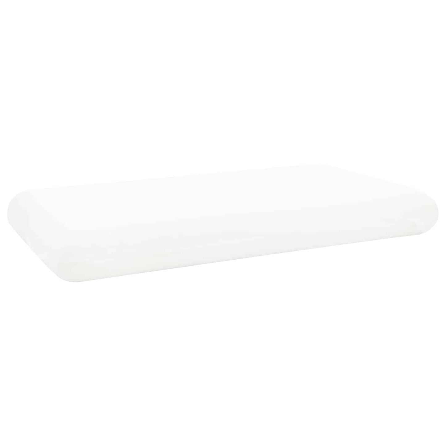 Vidaxxl oreiller de couchage uni blanc 70 x 36 x 13,5 cm
