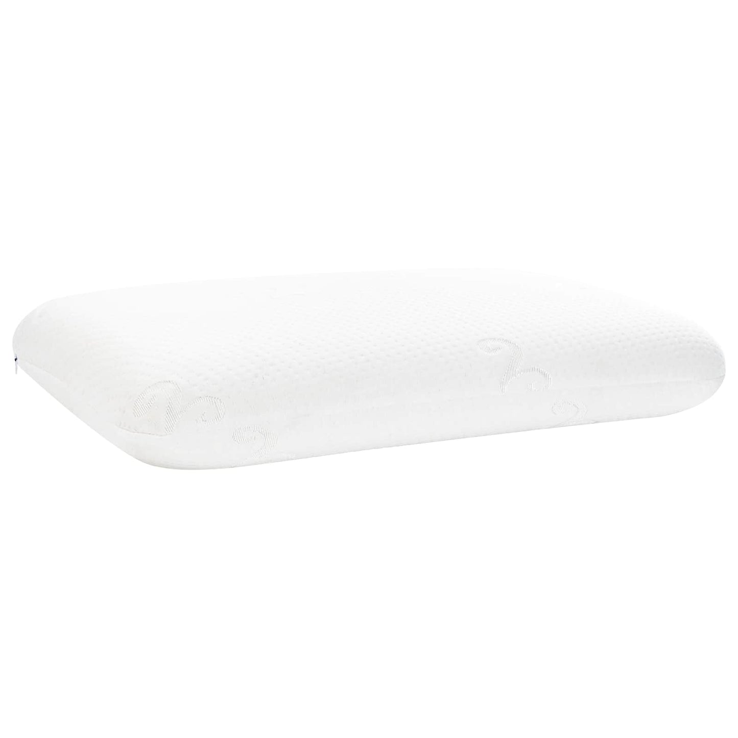 Vidaxxl oreiller de couchage uni blanc 50 x 30 x 10,5 cm