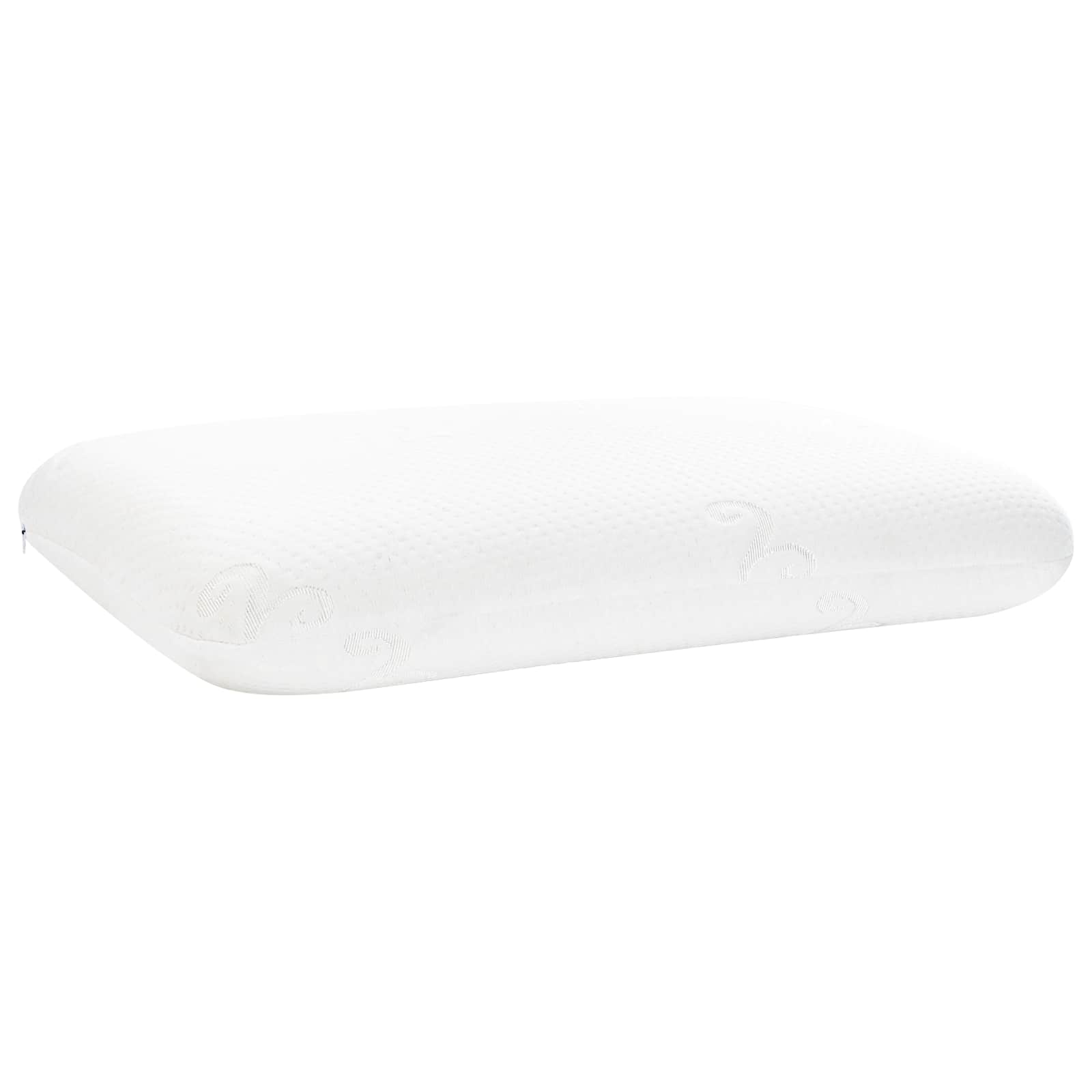 Vidaxxl oreiller de couchage uni blanc 50 x 30 x 10,5 cm