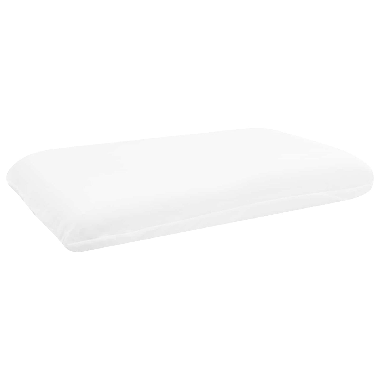 Vidaxxl oreiller de couchage uni blanc 50 x 30 x 10,5 cm