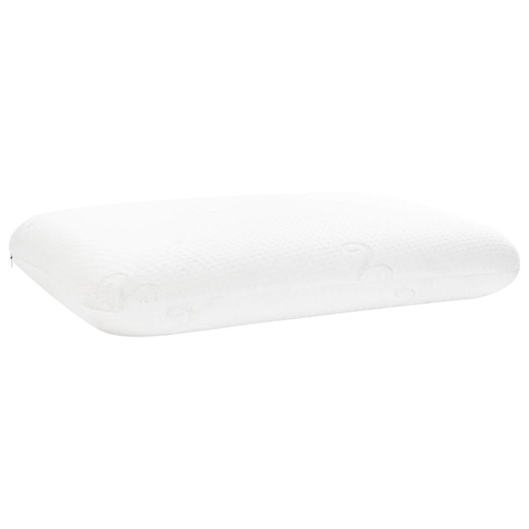 Vidaxxl oreiller de couchage uni blanc 60 x 40 x 10,5 cm