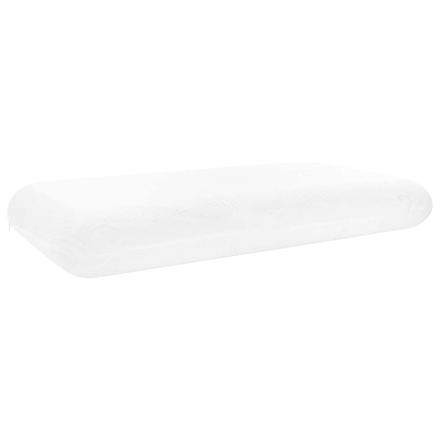 Vidaxxl oreiller de couchage uni blanc 74 x 39 x 13 cm