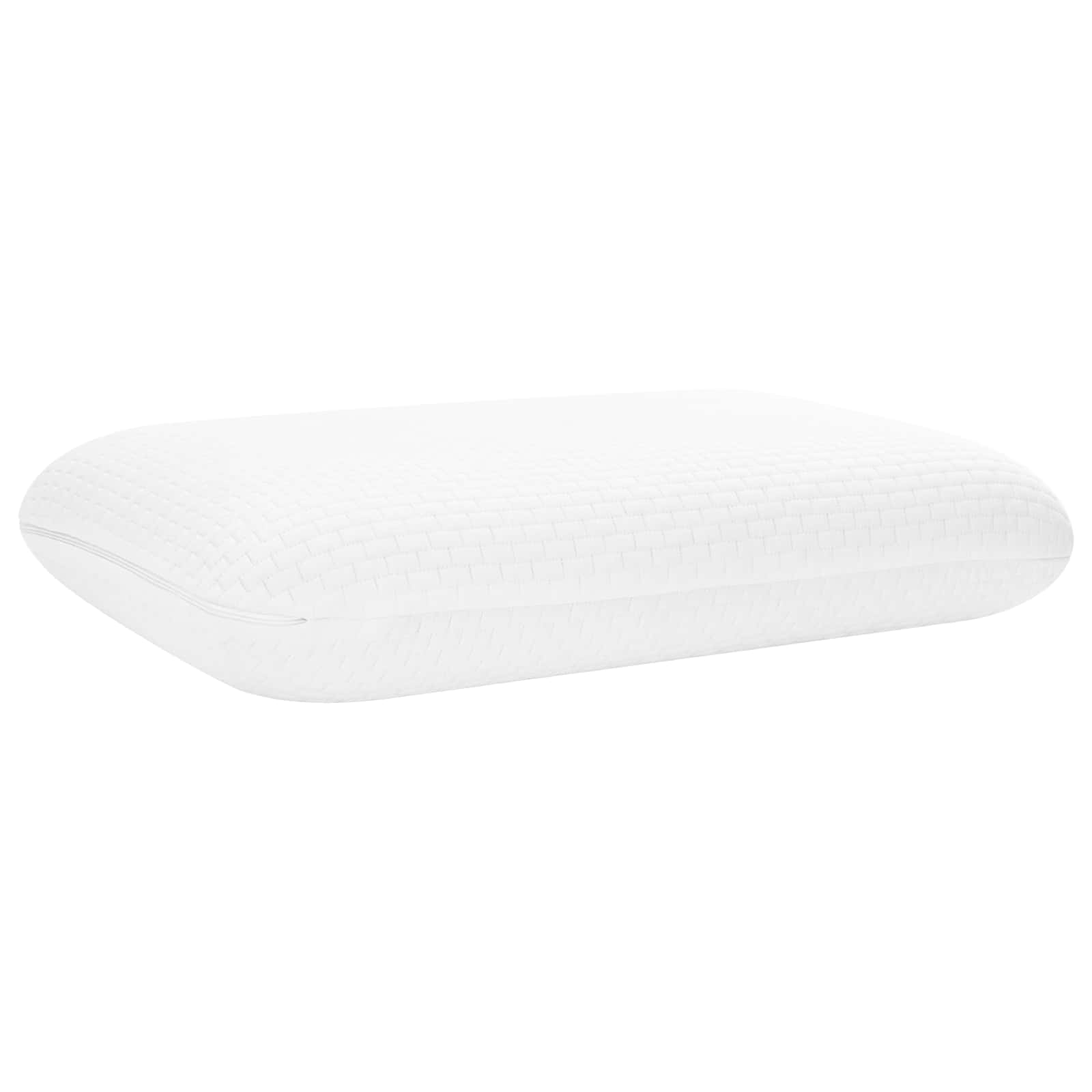 Vidaxxl oreiller de couchage uni blanc 60 x 40 x 13 cm