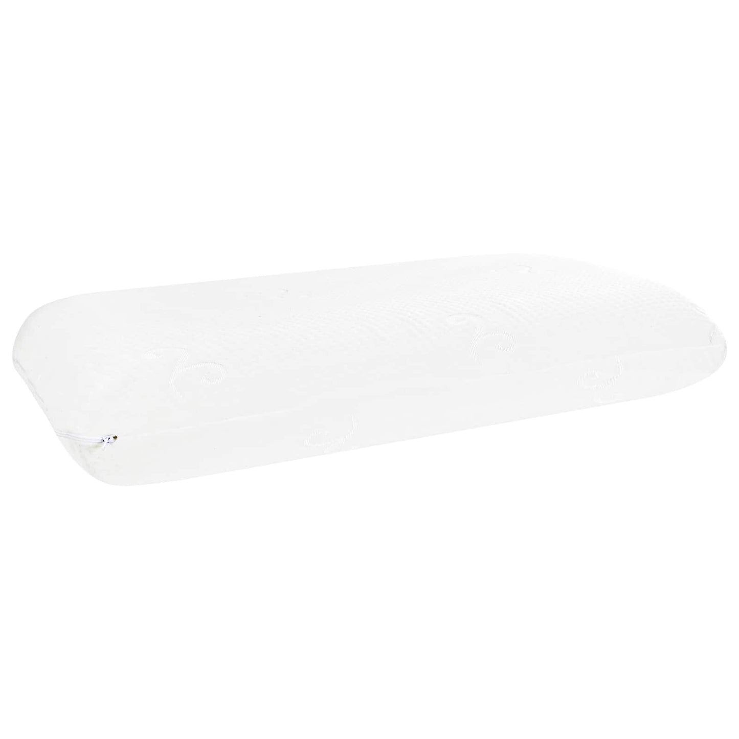 Vidaxxl oreiller de couchage uni blanc 70 x 36 x 13 cm