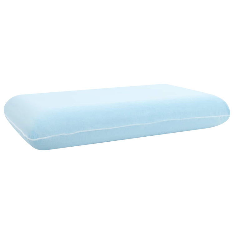 Vidaxxl oreiller de couchage uni blanc 70 x 36 x 13 cm