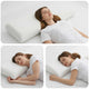 Vidaxxl oreiller de couchage uni blanc 70 x 36 x 13 cm