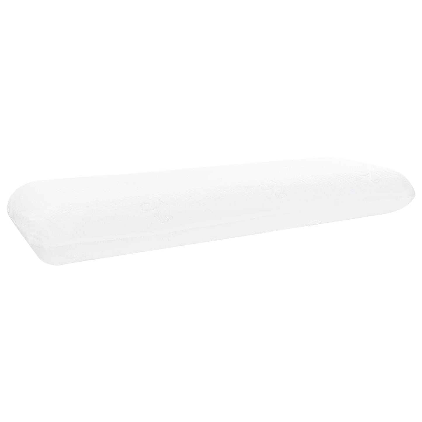 Vidaxxl oreiller de couchage uni blanc 70 x 36 x 13 cm