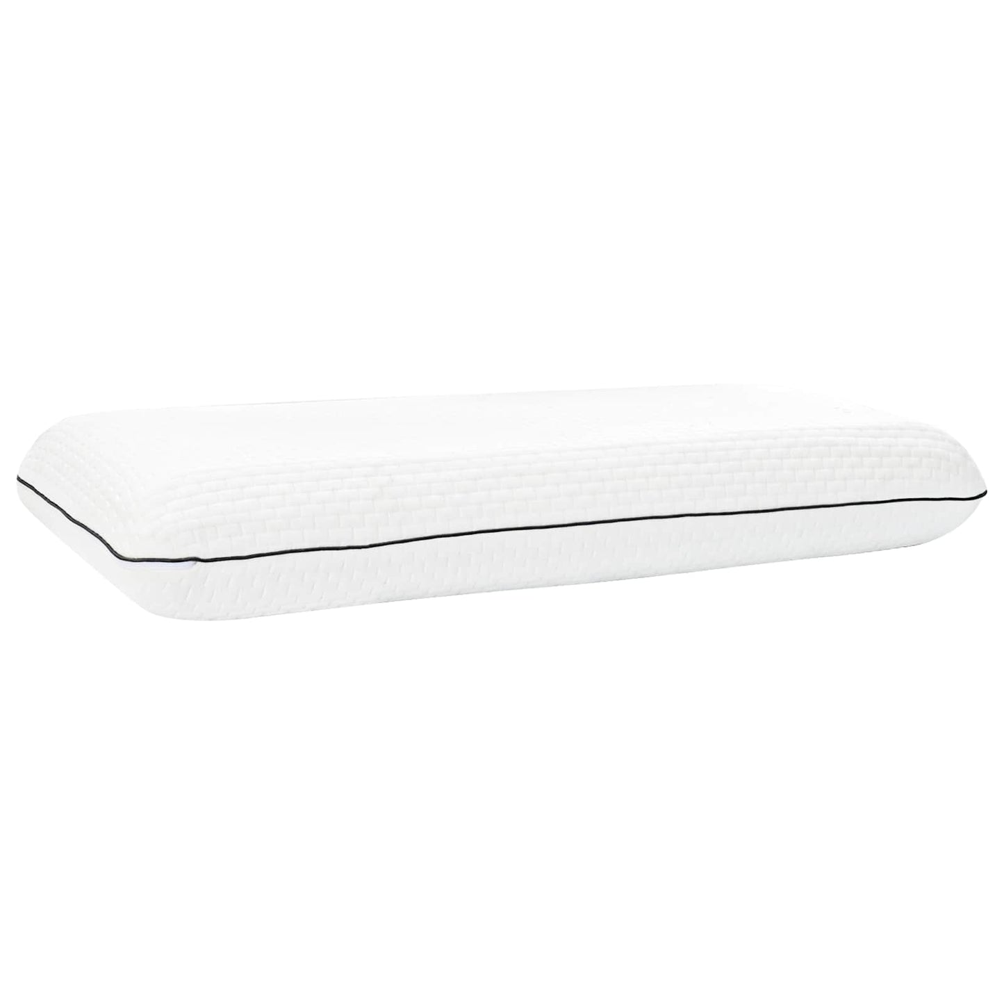Vidaxxl oreiller de couchage uni blanc 70 x 35 x 10 cm