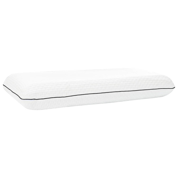 Vidaxxl oreiller de couchage uni blanc 70 x 35 x 10 cm