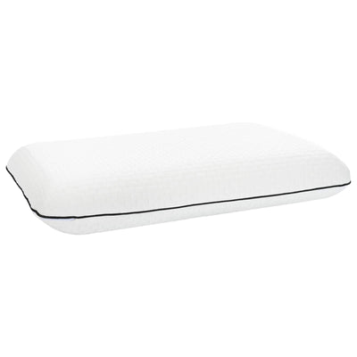 Vidaxxl oreiller de couchage uni blanc 60 x 40 x 10 cm