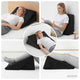 VidaXL coussin compensé autrement noir 55 x 55 x 26 cm