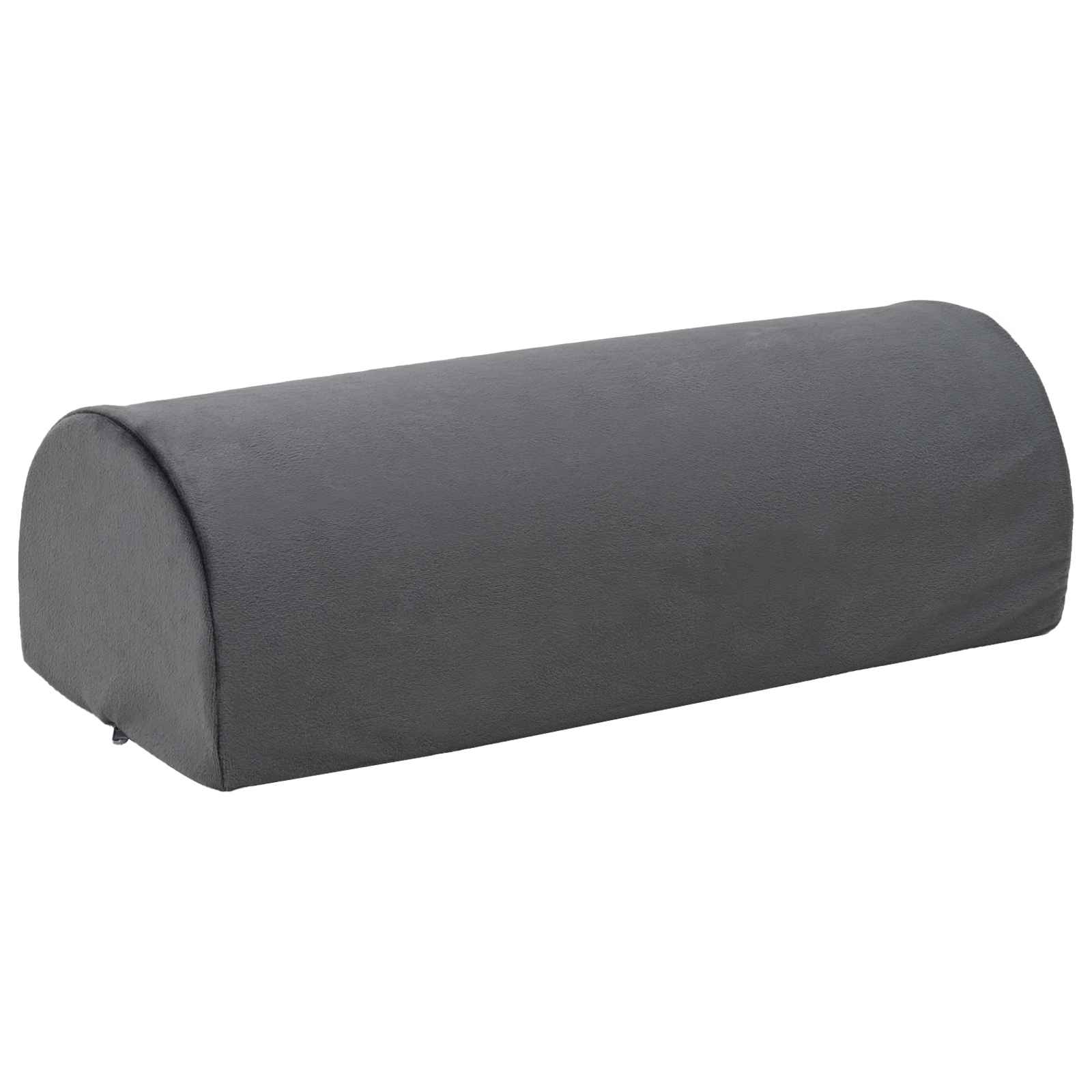 Vidaxxl coussin repose-pieds uni gris 42 x 18 x 13 cm