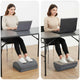 Vidaxxl coussin repose-pieds uni gris 44 x 29 x 17 cm