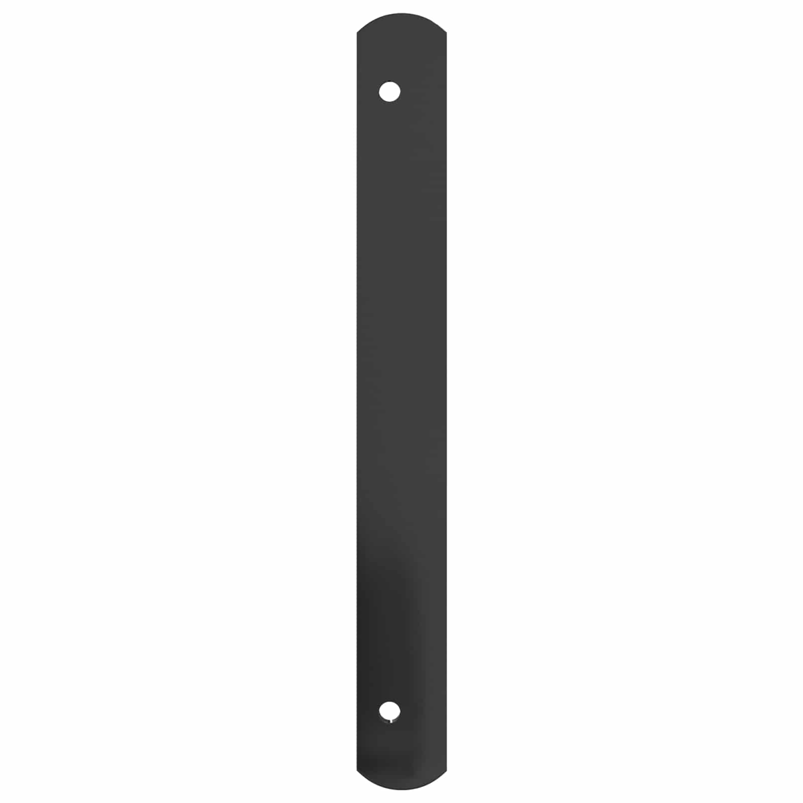 Vidaxx grille de fenêtre noir 115 x 30 cm en acier thermolaqué
