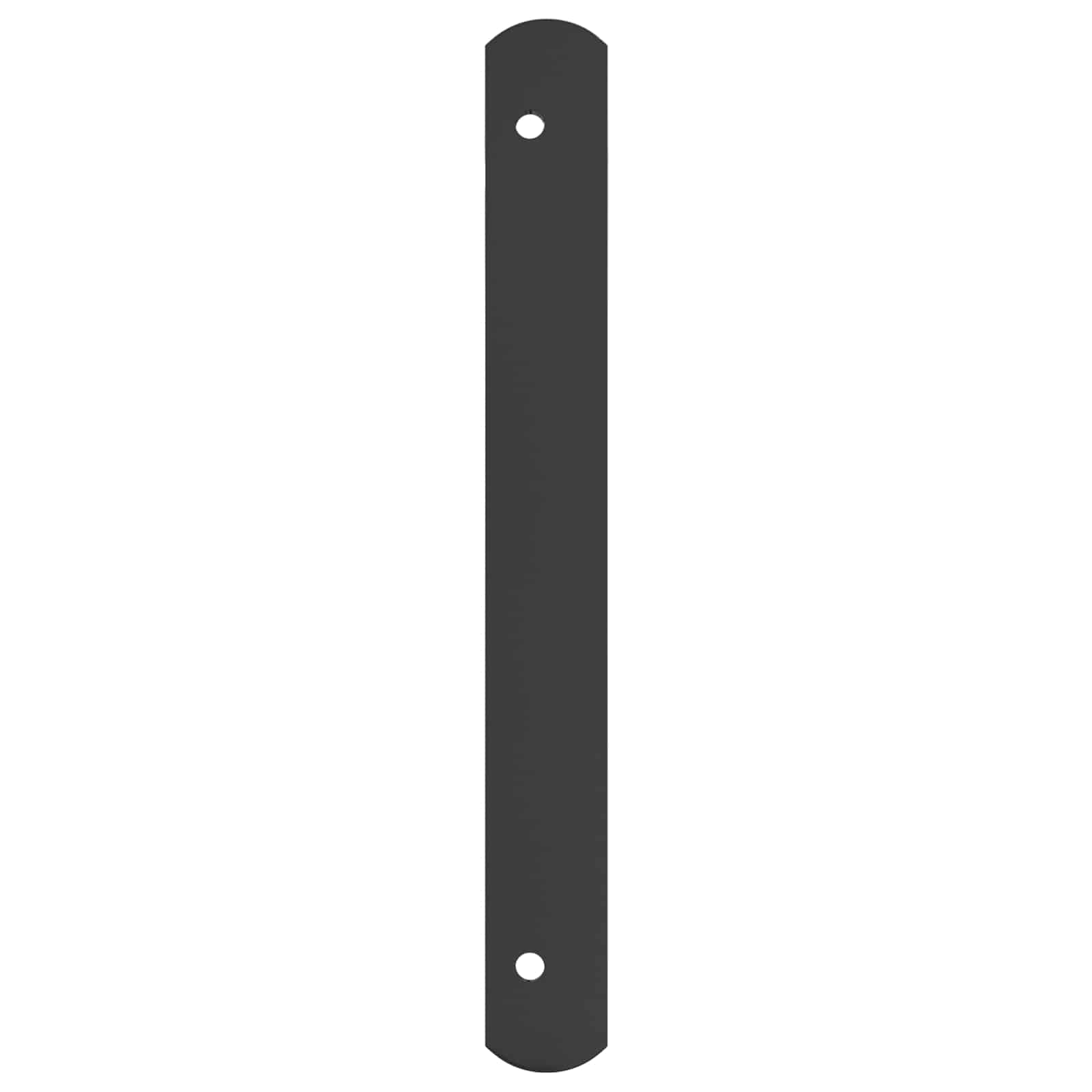 Vidaxx grille de fenêtre noir 176 x 30 cm en acier thermolaqué
