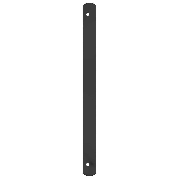 Vidaxx grille de fenêtre noir 174 x 45 cm en acier thermolaqué
