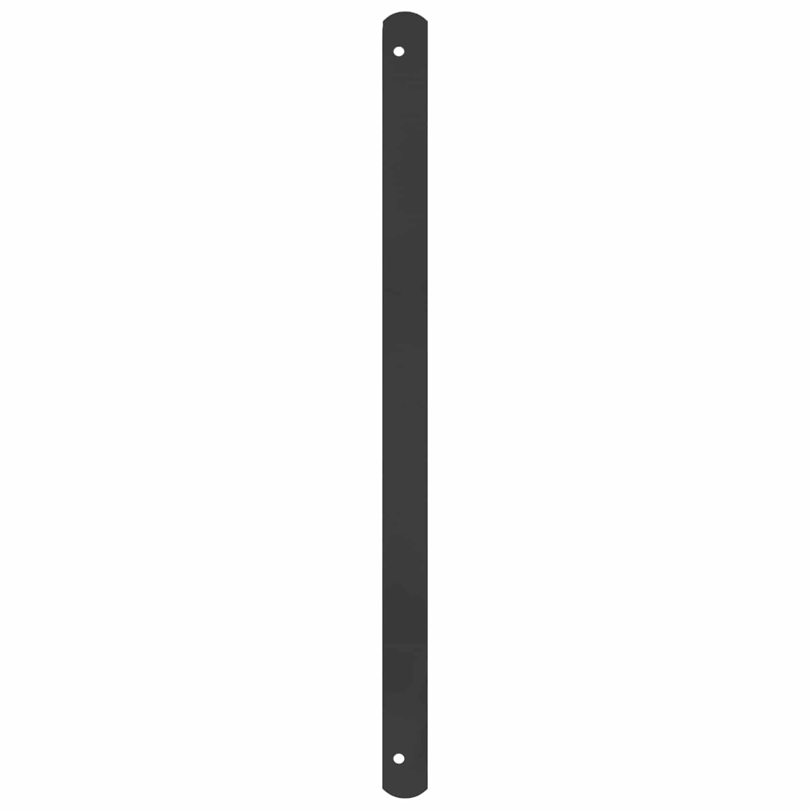 Vidaxx grille de fenêtre noir 115 x 60 cm en acier thermolaqué