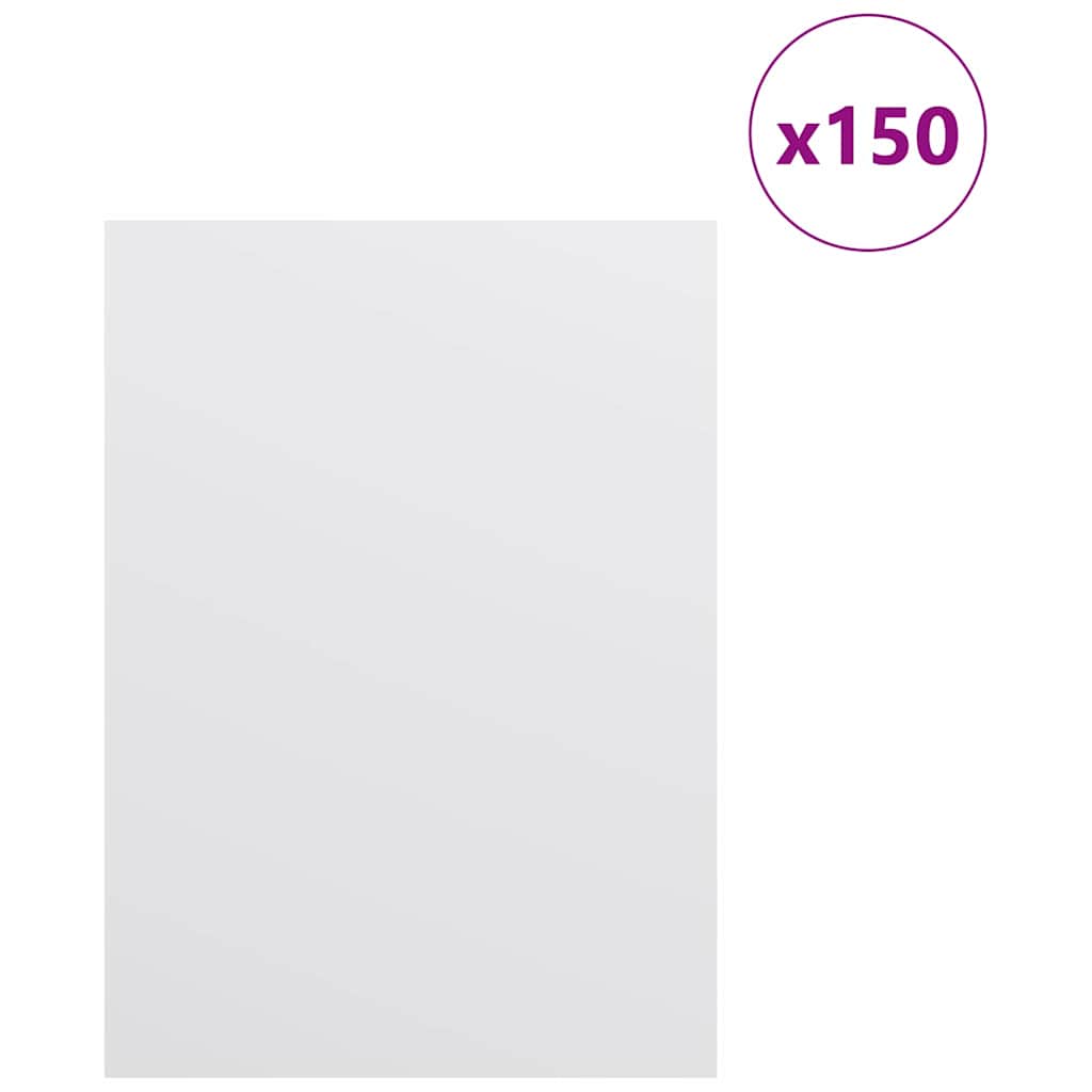 Vidaxx panneaux décoratifs 150 pcs blanc 15 x 21 x 0,27 cm bois d'ingénierie