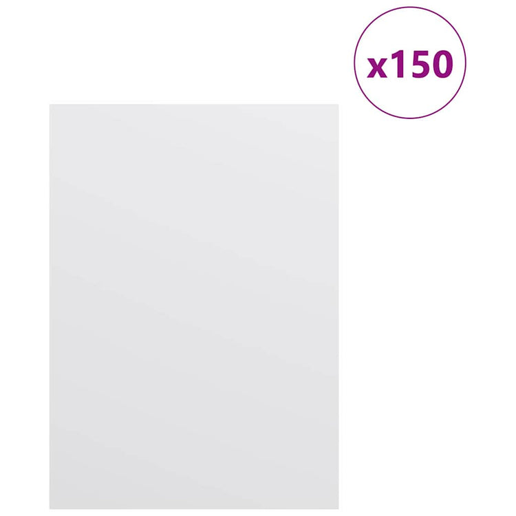 Vidaxx panneaux décoratifs 150 pcs blanc 15 x 21 x 0,27 cm bois d'ingénierie