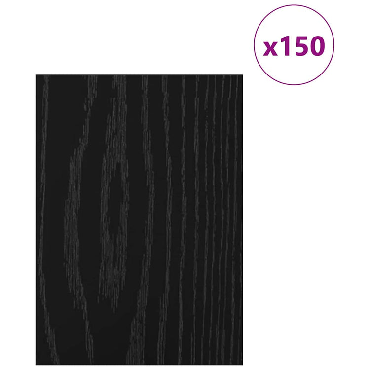 Vidaxx panneaux décoratifs 150 pcs chêne noir 15 x 21 x 0,27 cm bois d'ingénierie