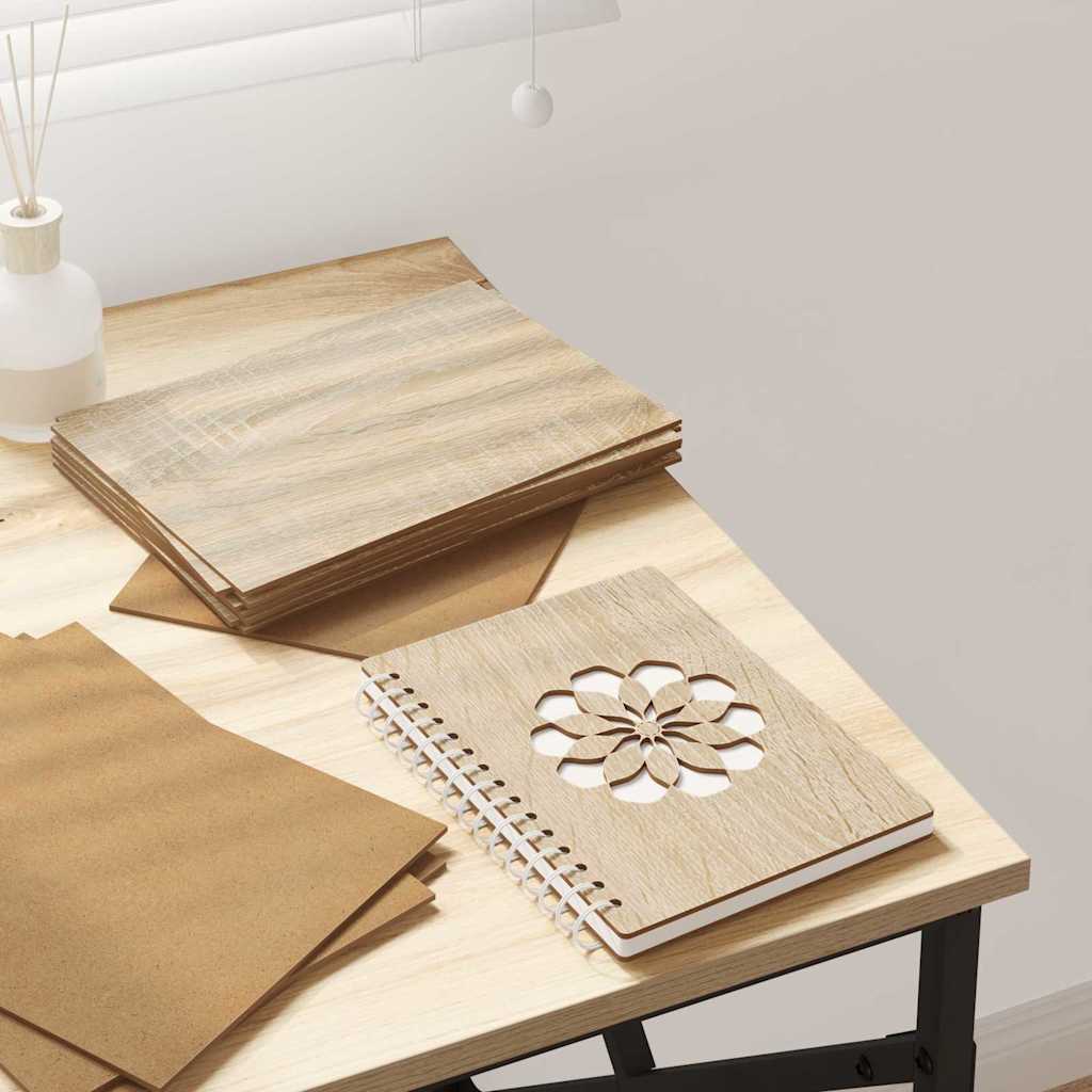 Vidaxx panneaux décoratifs 12 pcs chêne sonoma 21 x 30 x 0,27 cm bois d'ingénierie