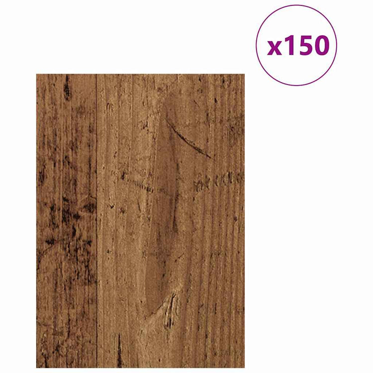 Vidaxx panneaux décoratifs 150 pcs vieux bois 21 x 30 x 0,27 cm bois d'ingénierie