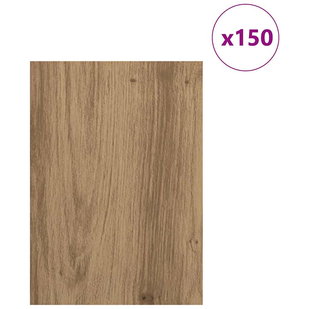 Vidaxx panneaux décoratifs 150 pcs chêne artisanal 21 x 30 x 0,27 cm